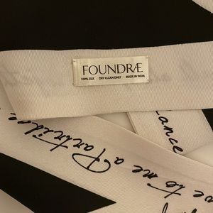 Foundrae Illuminated Love Silk Scarf